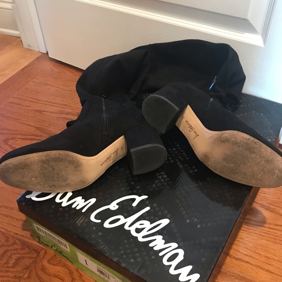 Knee High Suede Boots. Worn Twice! - Picture 3 of 6